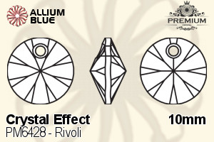 PREMIUM CRYSTAL Rivoli Pendant 10mm Crystal Silver Night