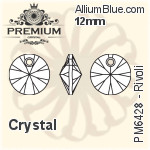 PREMIUM Rivoli Pendant (PM6428) 12mm - Clear Crystal