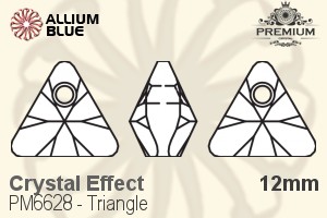 PREMIUM Triangle Pendant (PM6628) 12mm - Crystal Effect - Click Image to Close