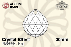 PREMIUM Ball Pendant (PM8558) 30mm - Crystal Effect - Click Image to Close