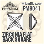 PM9041 - Zirconia Flat Back Square