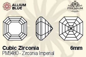 PREMIUM Zirconia Imperial (PM9480) 6mm - Cubic Zirconia - 關閉視窗 >> 可點擊圖片
