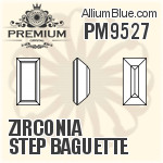 PM9527 - Zirconia Step Baguette