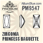 PM9547 - Zirconia Princess Baguette
