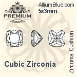 プレミアム Zirconia Radiant (PM9620) 14x12mm - キュービックジルコニア