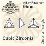 プレミアム Zirconia Triangle (PM9722) 9mm - キュービックジルコニア