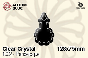 Preciosa Pendeloque (1002) 128x75mm - Clear Crystal