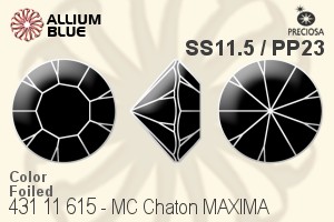 PRECIOSA Chaton MAXIMA ss11.5/pp23 sapphire DF