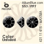 Preciosa MC Chaton MAXIMA (431 11 615) SS3 / PP7 - Color Unfoiled