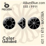 Preciosa MC Chaton MAXIMA (431 11 615) SS5 / PP11 - Color Unfoiled