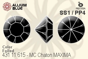 PRECIOSA Chaton MAXIMA ss1/pp4 sapphire DF