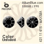 Preciosa MC Chaton MAXIMA (431 11 615) SS0000 / PP0 - Color Unfoiled