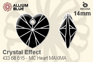 PRECIOSA Heart Pend. MXM 1H 14 crystal AB