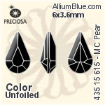 Preciosa MC Pear MAXIMA Fancy Stone (435 15 615) 6x3.6mm - Color Unfoiled