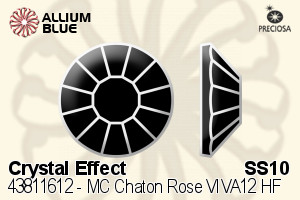 PRECIOSA Rose VIVA12 ss10 crystal HF VM