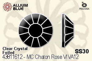 PRECIOSA Rose VIVA12 ss30 crystal S