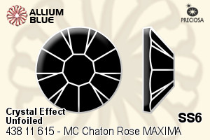 PRECIOSA Rose MAXIMA ss6 crystal VM