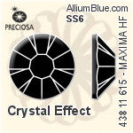 Preciosa MC Chaton Rose MAXIMA Flat-Back Hot-Fix Stone (438 11 615) SS6 - Crystal Effect