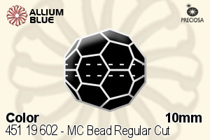 Preciosa MC Bead Regular Cut (451 19 602) 10mm - Colour (Uncoated)