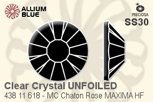 Preciosa MC Chaton Rose MAXIMA Flat-Back Hot-Fix Stone (438 11 618) SS30 - Clear Crystal UNFOILED - Haga Click en la Imagen para Cerrar