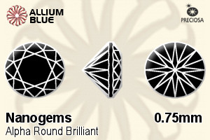 Preciosa Alpha Round Brilliant (RDC) 0.75mm - Nanogems - Haga Click en la Imagen para Cerrar