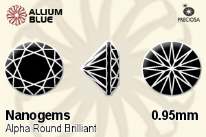 Preciosa Alpha Round Brilliant (RDC) 0.95mm - Nanogems