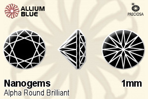 Preciosa Alpha Round Brilliant (RDC) 1mm - Nanogems - Haga Click en la Imagen para Cerrar