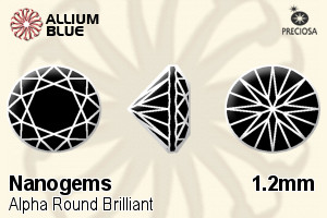 Preciosa Alpha Round Brilliant (RDC) 1.2mm - Nanogems