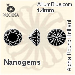 Preciosa Alpha Round Brilliant (RDC) 1.4mm - Nanogems