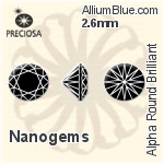 プレシオサ Alpha ラウンド Brilliant (RBC) 2.6mm - Nanogems
