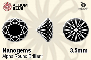 Preciosa Alpha Round Brilliant (RBC) 3.5mm - Nanogems - Haga Click en la Imagen para Cerrar