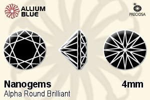 プレシオサ Alpha ラウンド Brilliant (RBC) 4mm - Nanogems - ウインドウを閉じる