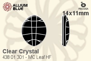 PRECIOSA Leaf MXM FB 14x11 crystal HF