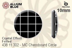 Preciosa MC Chessboard Circle Flat-Back Stone (438 11 302) 10mm - Crystal Effect With Dura™ Foiling - Haga Click en la Imagen para Cerrar