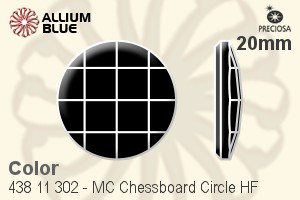 Preciosa MC Chessboard Circle Flat-Back Hot-Fix Stone (438 11 302) 20mm - Color - Haga Click en la Imagen para Cerrar
