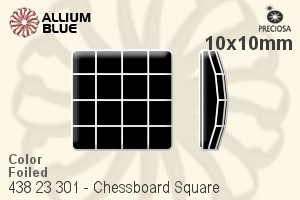 Preciosa MC Chessboard Square Flat-Back Stone (438 23 301) 10x10mm - Color With Dura™ Foiling - Haga Click en la Imagen para Cerrar