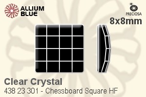 PRECIOSA Chess.Squa.MXM FB 8x8 crystal HF