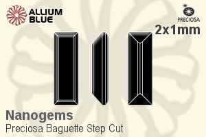 Preciosa Baguette Step (BSC) 2x1mm - Nanogems - 關閉視窗 >> 可點擊圖片