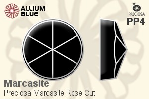 Preciosa Marcasite Rose (MRC) PP4 - Marcasite - Haga Click en la Imagen para Cerrar
