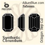 プレシオサ Octagon Step (OSC) 7x5mm - Synthetic Corundum