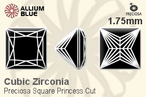 Preciosa Square Princess (SPC) 1.75mm - Cubic Zirconia