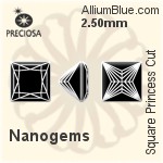 プレシオサ Square Princess (SPC) 2.5mm - Nanogems