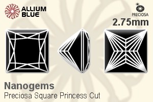 Preciosa Square Princess (SPC) 2.75mm - Nanogems - 關閉視窗 >> 可點擊圖片