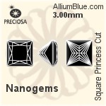 Preciosa Square Princess (SPC) 3mm - Nanogems