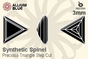 プレシオサ Triangle Step (TSC) 3mm - Synthetic Spinel - ウインドウを閉じる
