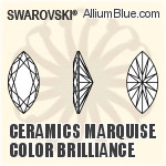 Ceramics Marquise カラー Brilliance カット