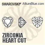 Zirconia Heart Cut