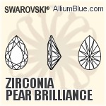 ジルコニア Pear Pure Brilliance カット