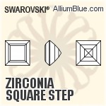 Zirconia Square Step Cut