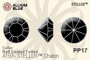 STELLUX Chaton (A193) PP17 - Colour (Half Coated) With Gold Foiling - Haga Click en la Imagen para Cerrar